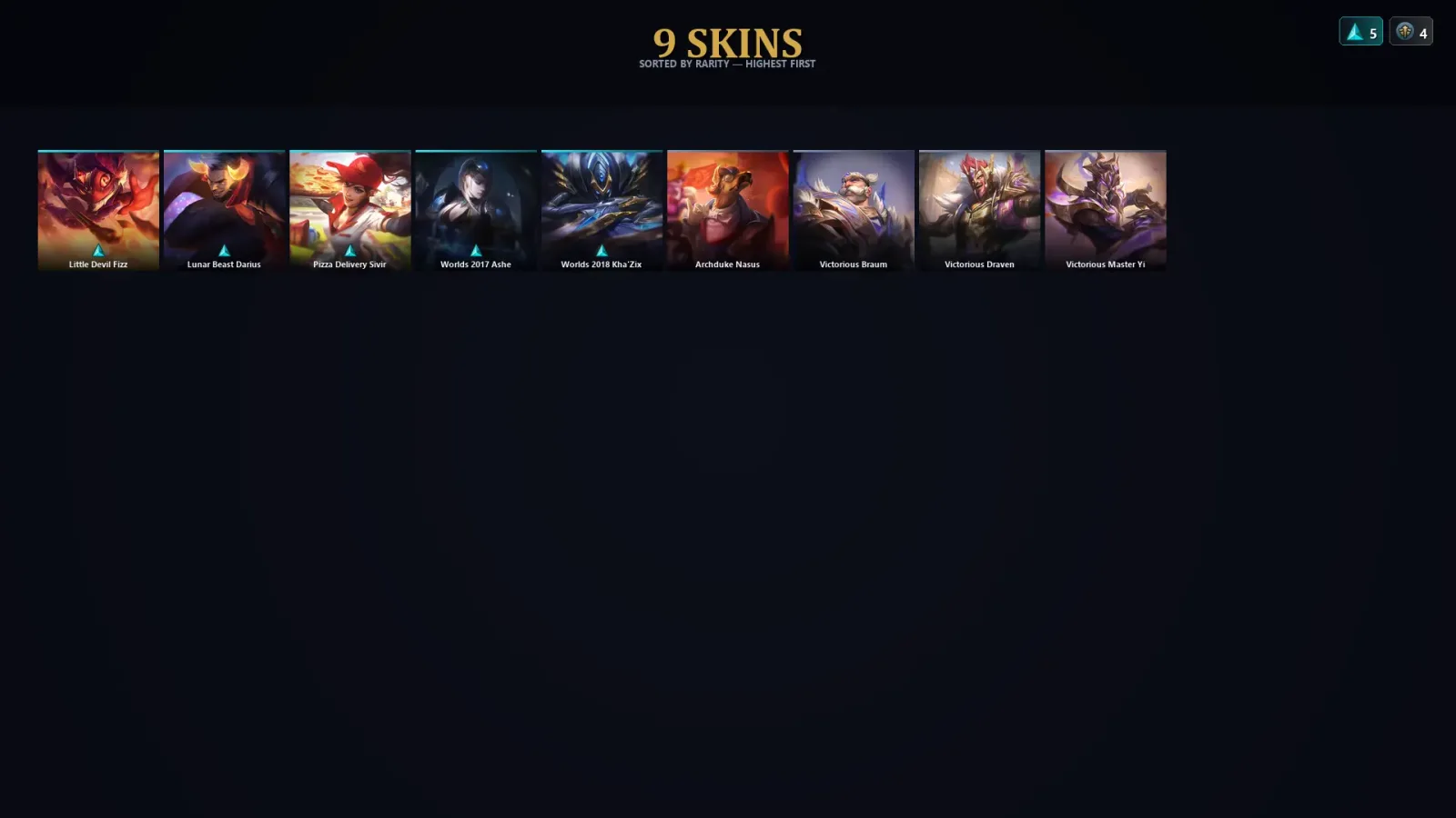 [LoL] | TR | Level 66 | Platinum III | 88 Champions | 9 Skins — LoL account