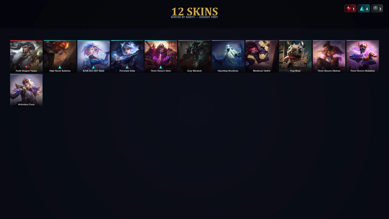 [LoL] | TR | Level 52 | Emerald III | 77 Champions | 12 Skins | 25,316 BE