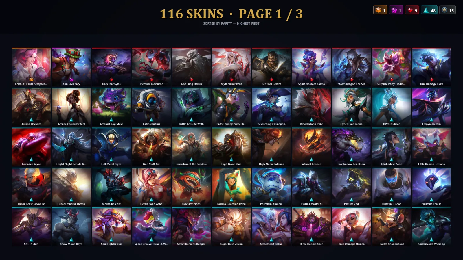 [LoL] | TR | Level 30 | Master | 173 Champions | 84 Skins | 64,228 BE