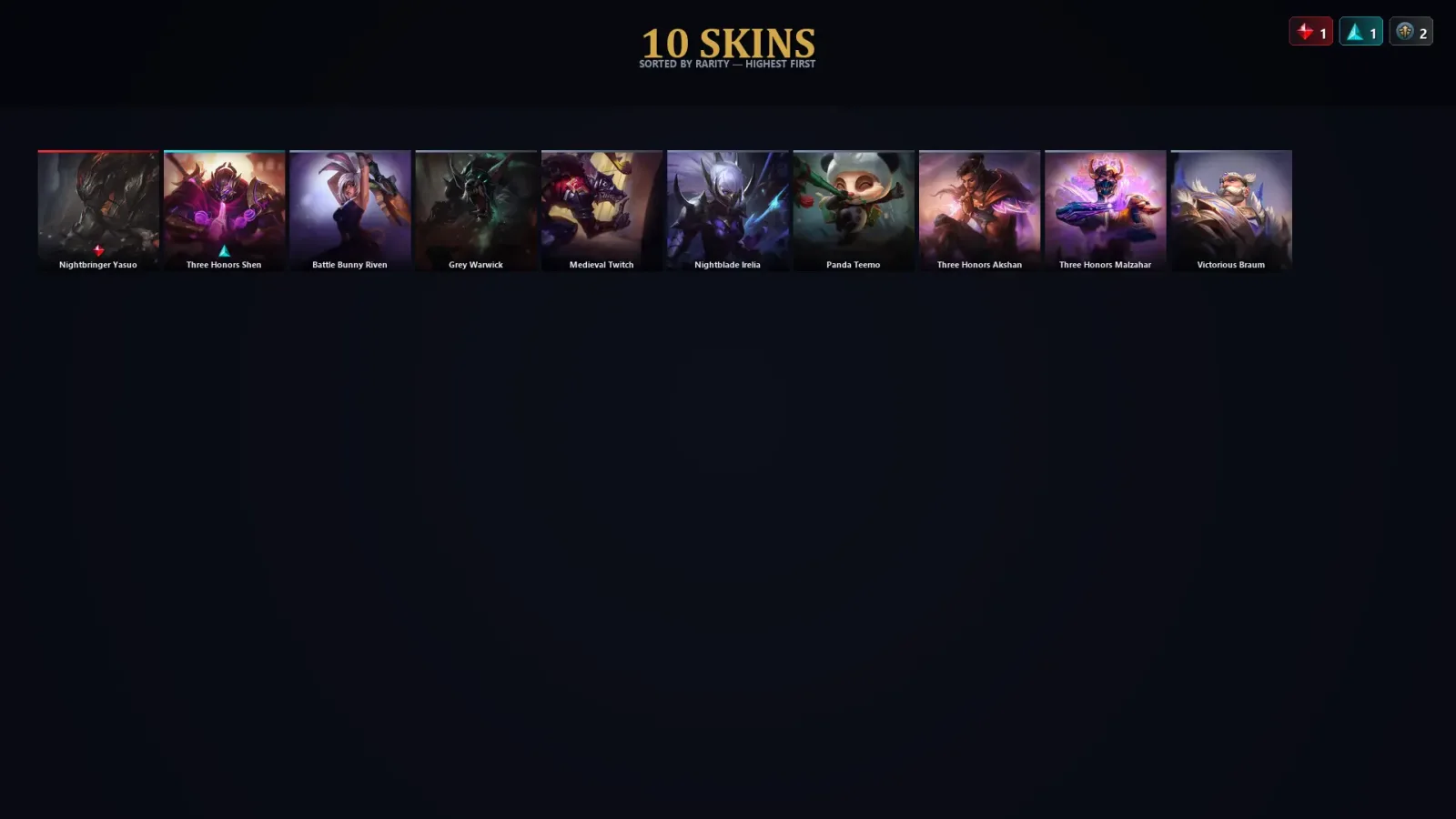 [LoL] | TR | Level 48 | Diamond II | 55 Champions | 10 Skins | 27,270 BE