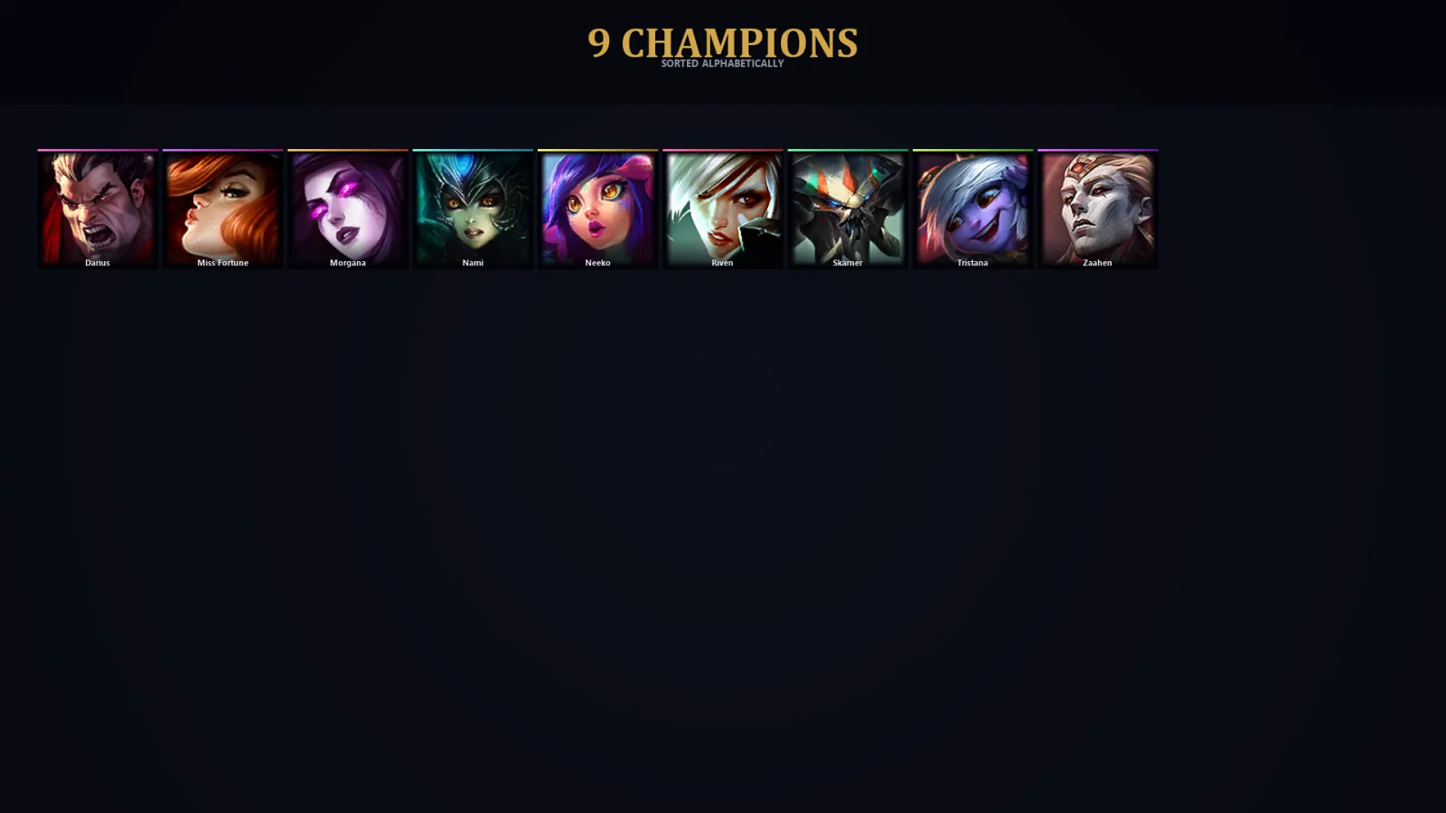 [LoL] | TR | Level 30 | 9 Champions | 46,660 BE