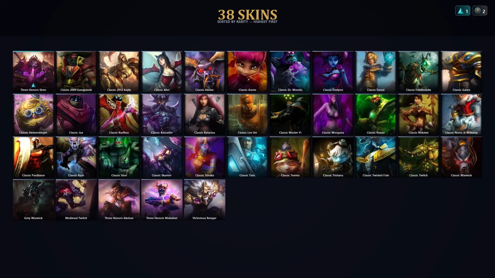 [LoL] | EUW | Level 30 | Master | 20 Champions | 6 Skins | 23,935 BE