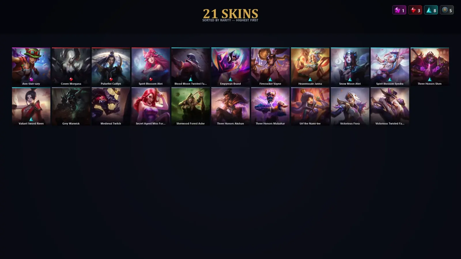 [LoL] | TR | Level 30 | Master | 68 Champions | 21 Skins | 51,517 BE