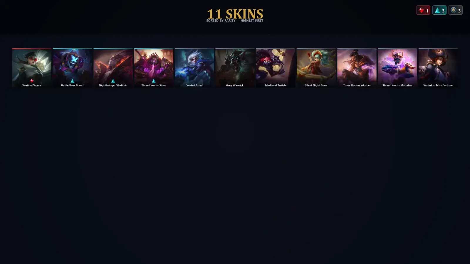 [LoL] | TR | Level 34 | Gold III | 71 Champions | 11 Skins | 11,948 BE — LoL account
