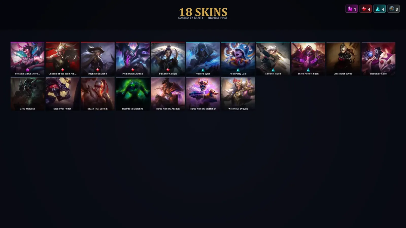[LoL] | EUW | Level 30 | Master | 79 Champions | 18 Skins