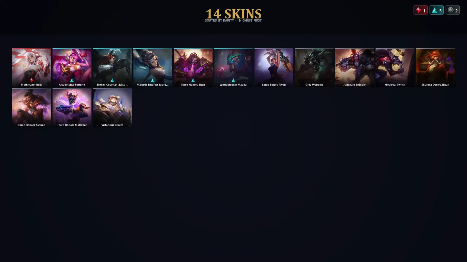 [LoL] | TR | Level 30 | Master | 106 Champions | 14 Skins — LoL account