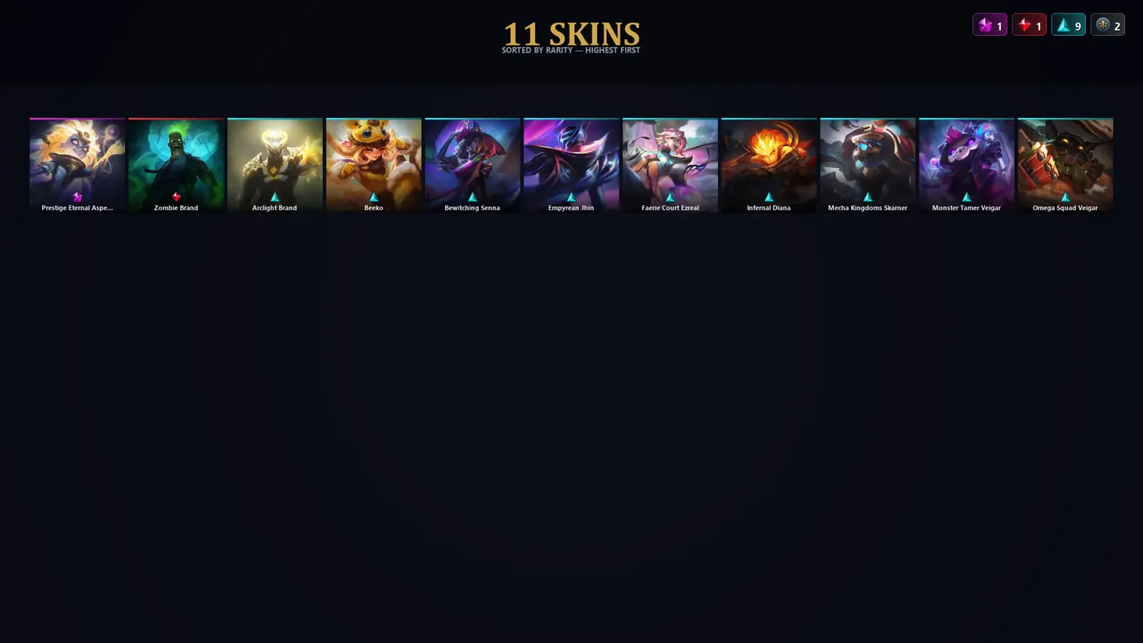 [LoL] | TR | Level 30 | 29 Champions | 11 Skins | 65,085 BE — LoL account