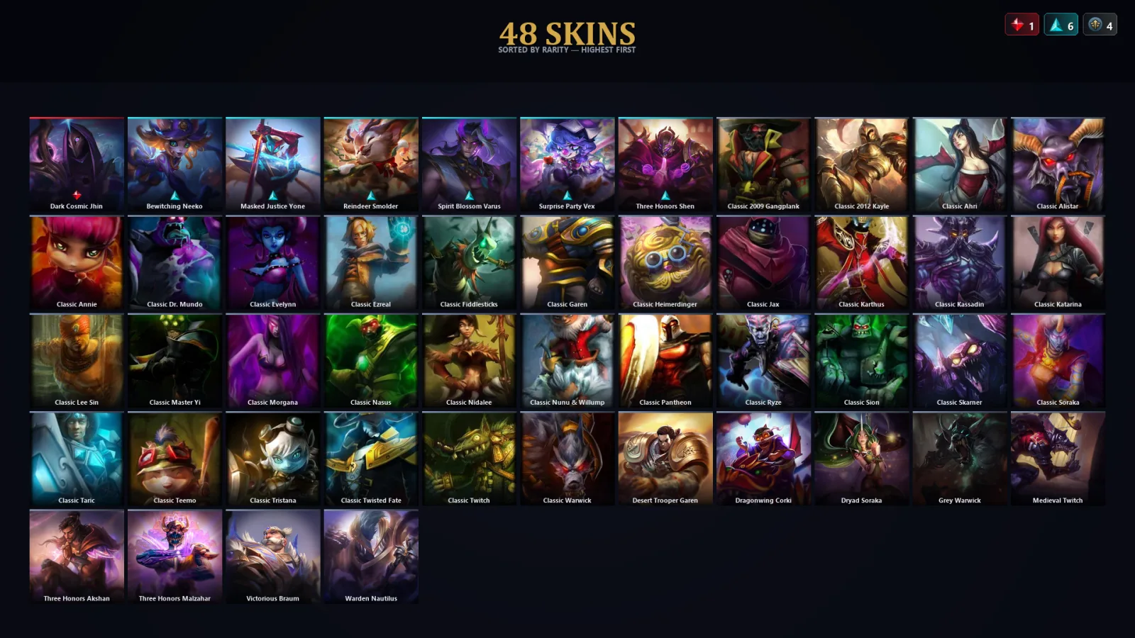 [LoL] | EUW | Level 58 | Emerald III | 109 Champions | 16 Skins