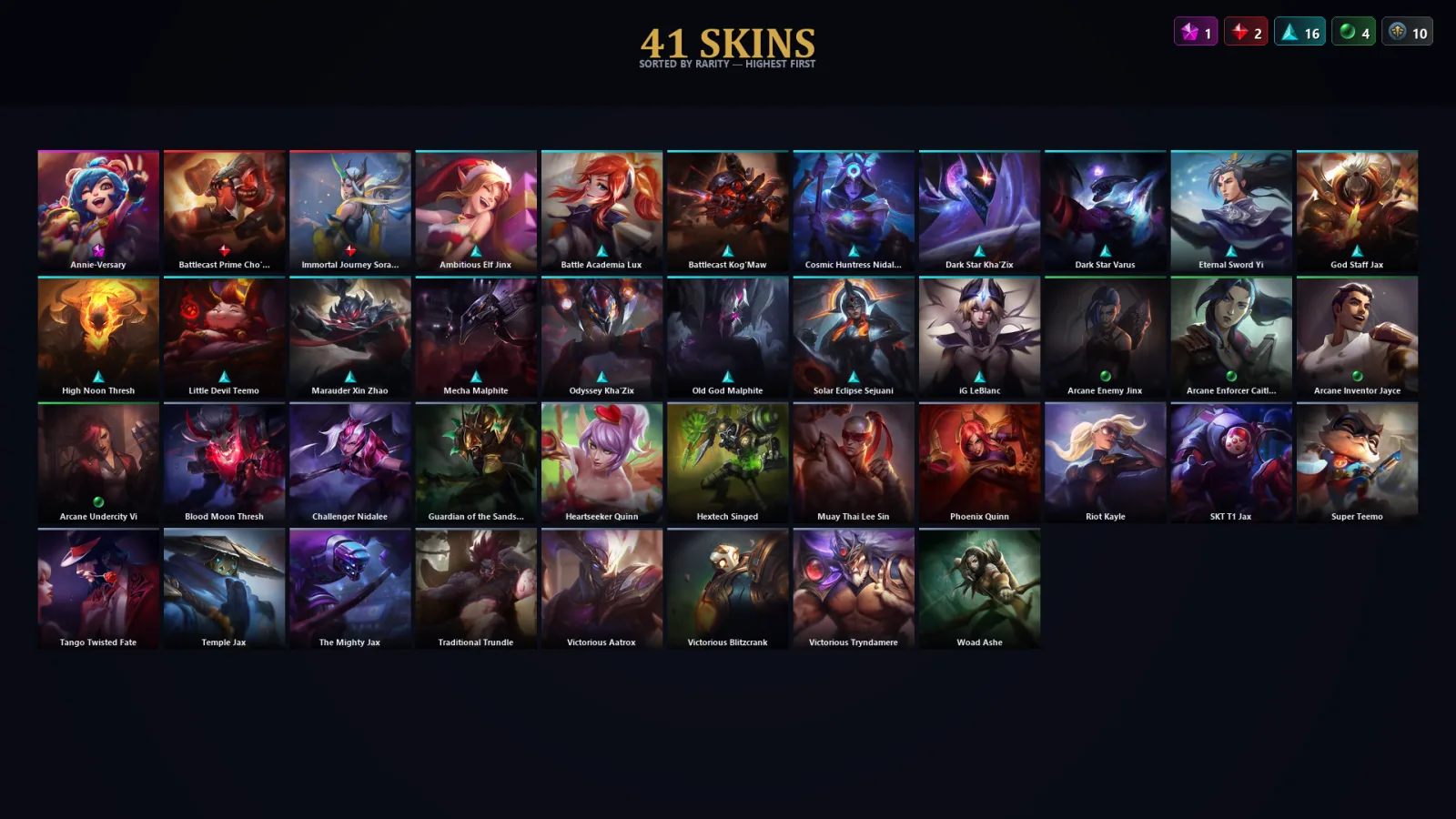 [LoL] | TR | Level 111 | Gold IV | 93 Champions | 41 Skins