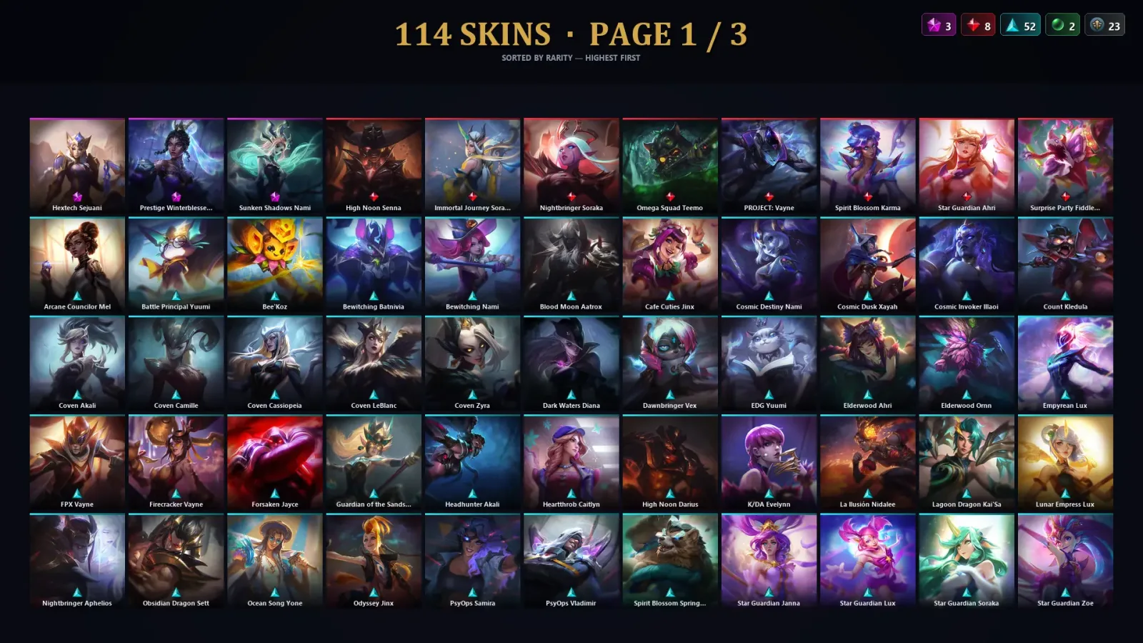 [LoL] | TR | Level 30 | Master | 160 Champions | 114 Skins — LoL account