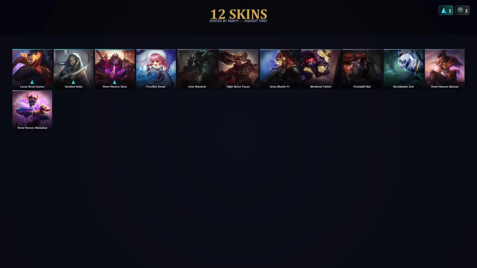 [LoL] | EUW | Level 30 | Master | 36 Champions | 12 Skins | 47,435 BE