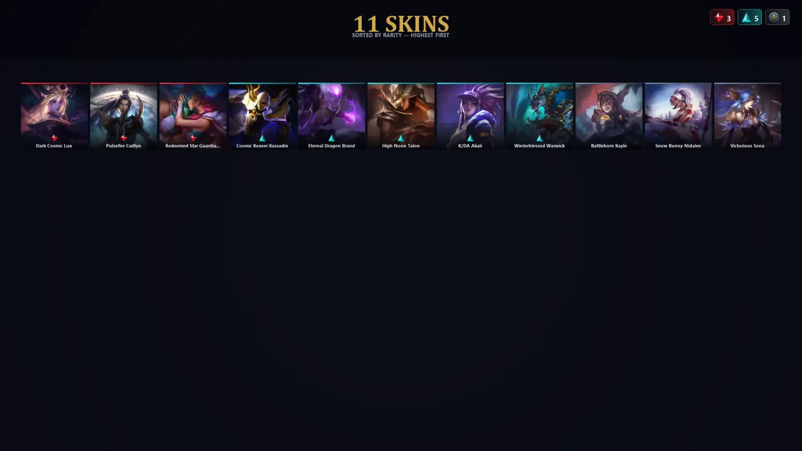 [LoL] | EUW | Level 30 | Master | 28 Champions | 11 Skins | 36,025 BE