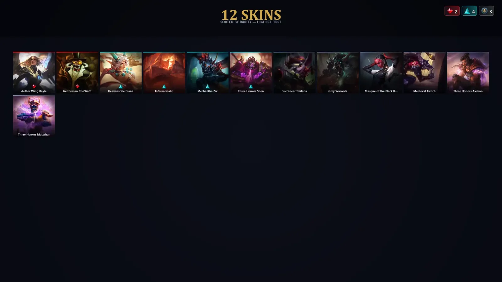[LoL] | TR | Level 30 | Master | 98 Champions | 12 Skins