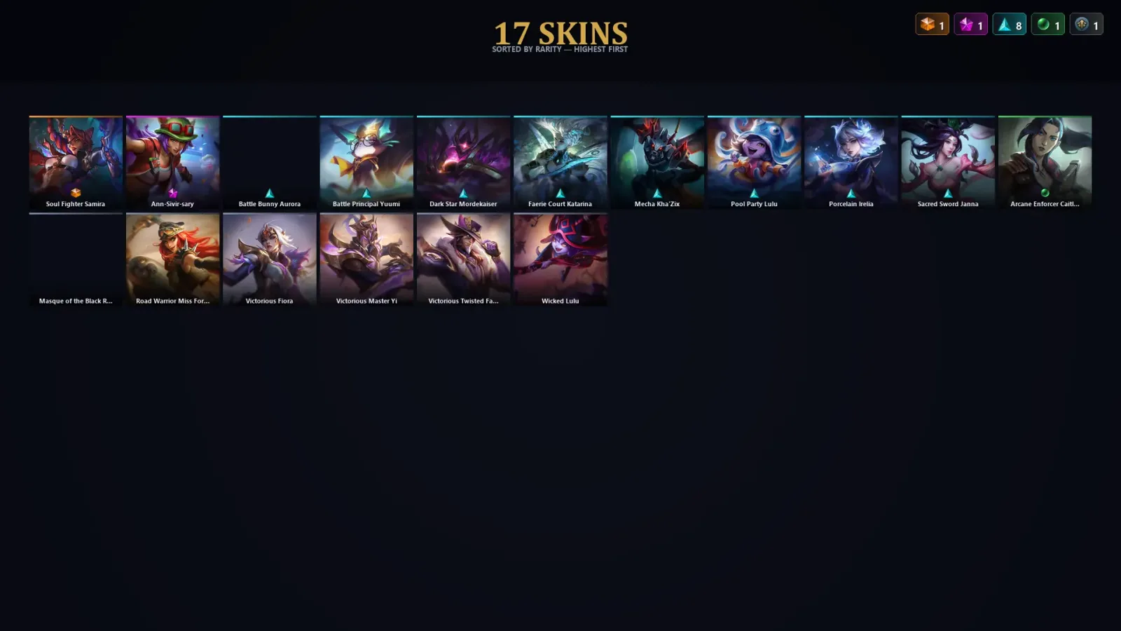 [LoL] | TR | Level 80 | Platinum IV | 67 Champions | 17 Skins | 34,033 BE — LoL account