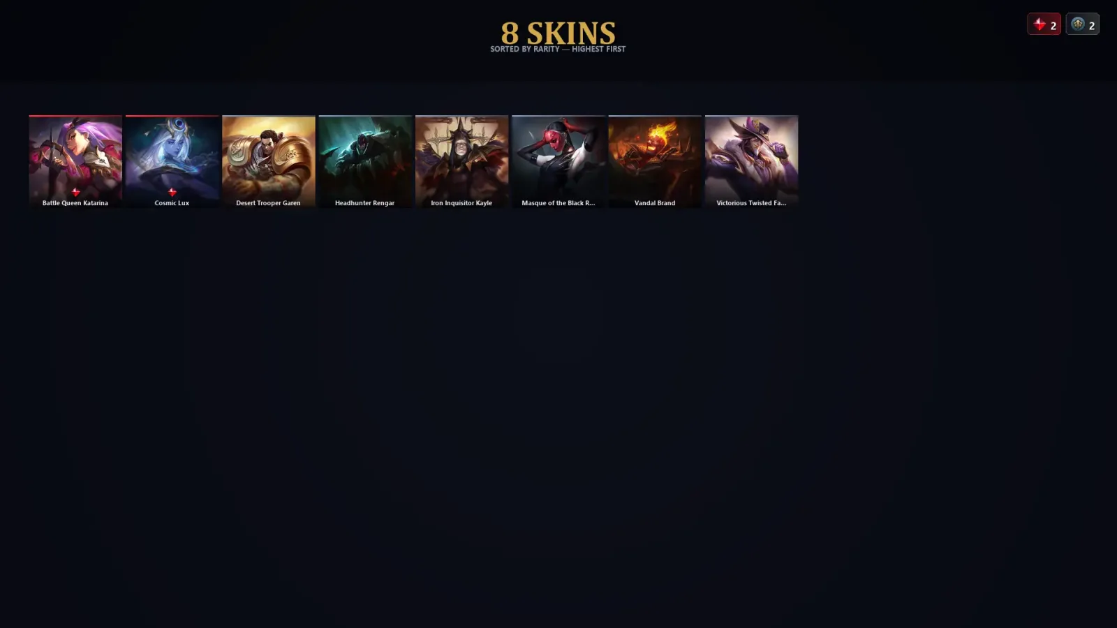 [LoL] | EUW | Level 75 | Diamond I | 97 Champions | 8 Skins | 13,479 BE