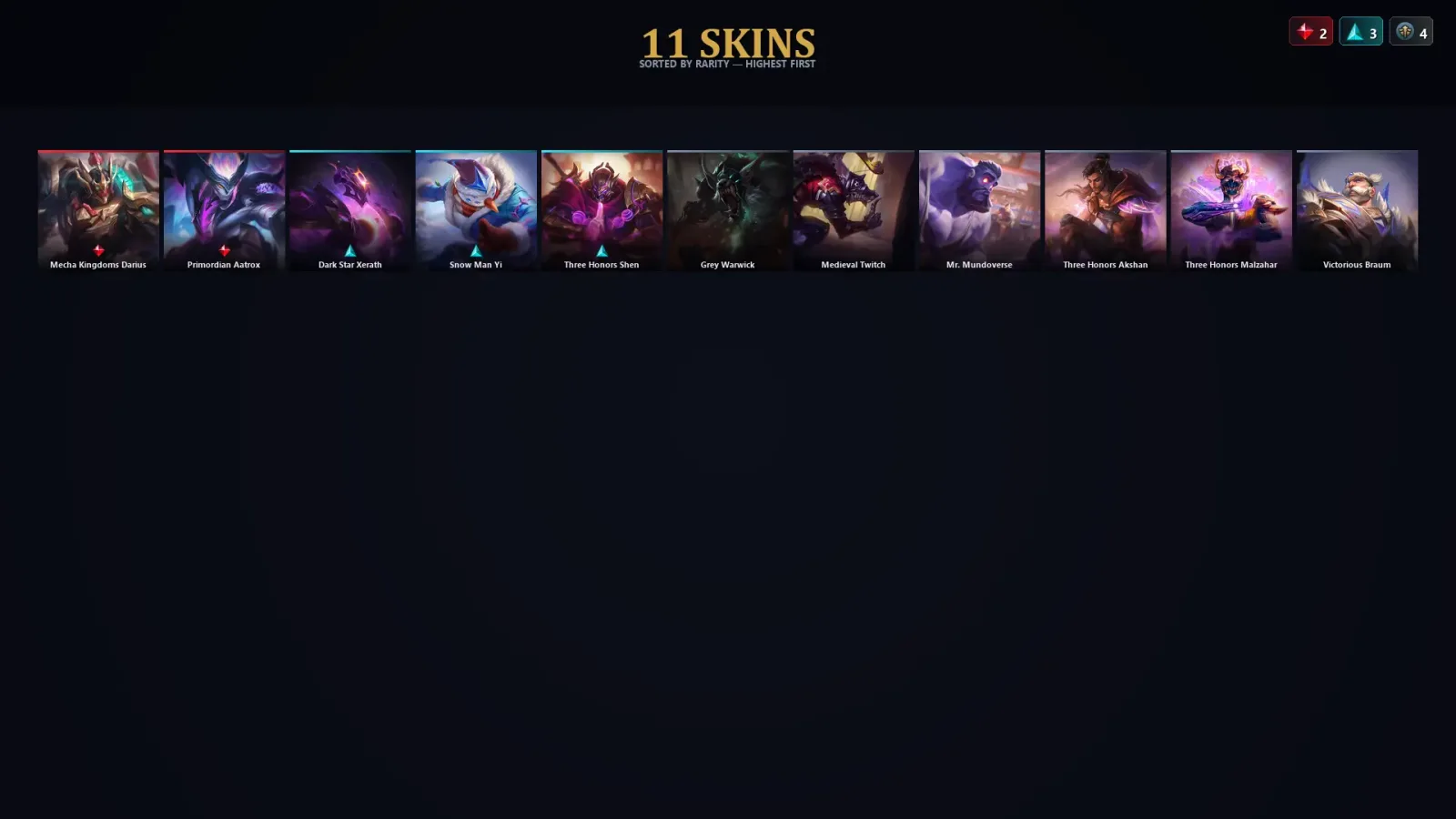 [LoL] | EUW | Level 58 | Diamond IV | 88 Champions | 11 Skins | 12,002 BE with Pantheon