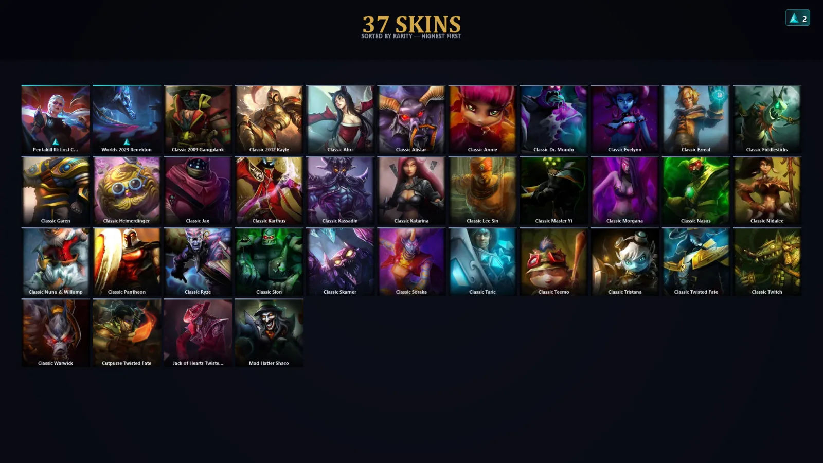 [LoL] | EUW | Level 30 | 95 Champions | 5 Skins