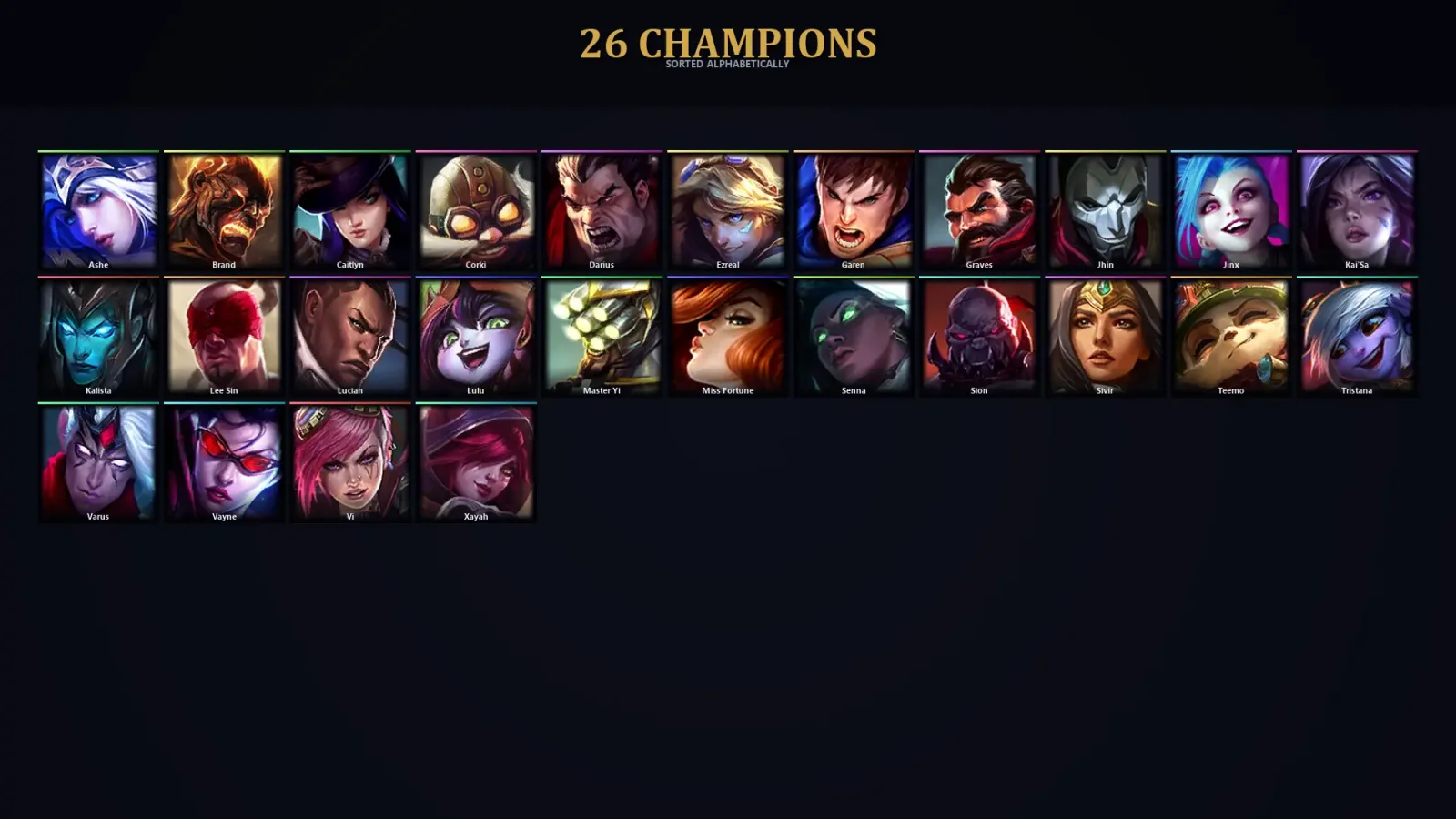 [LoL] | TR | Level 32 | 26 Champions — LoL account