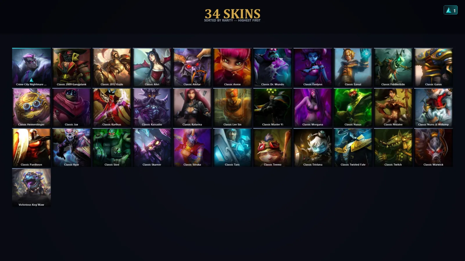 [LoL] | EUW | Level 36 | Silver III | 48 Champions | 2 Skins — LoL account