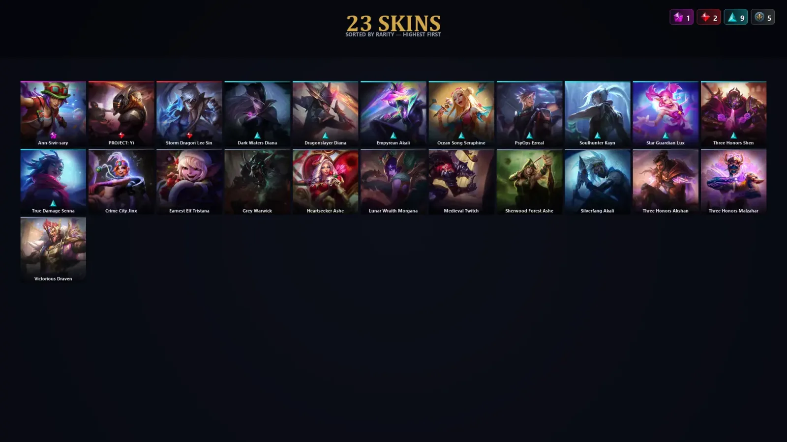[LoL] | EUW | Level 30 | Master | 129 Champions | 23 Skins | 40,783 BE