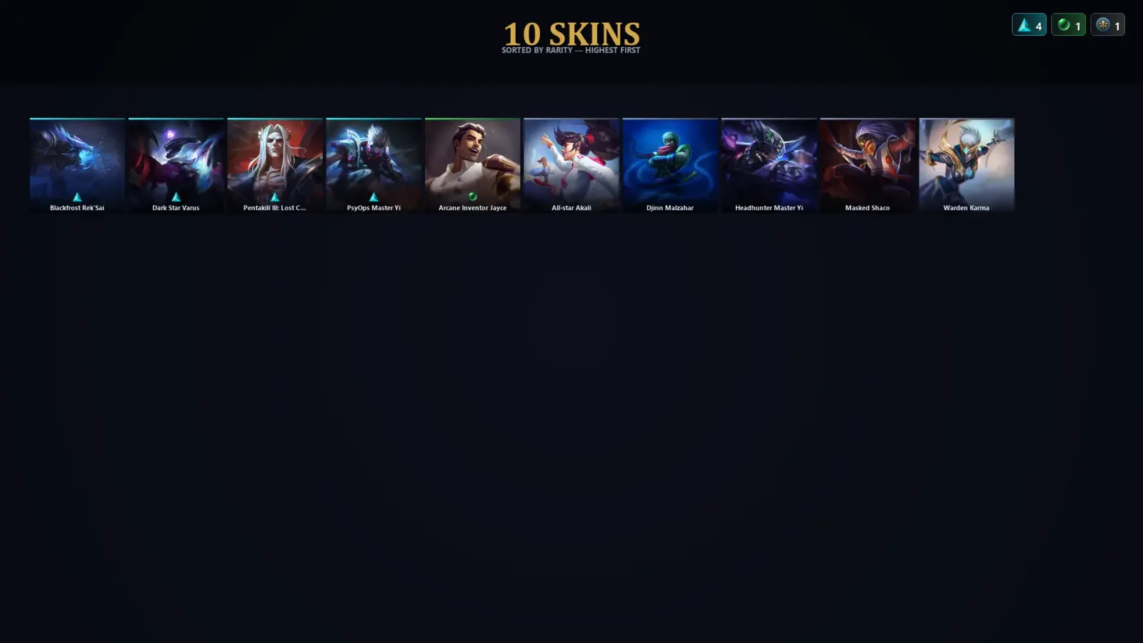 [LoL] | EUW | Level 30 | Iron I | 34 Champions | 10 Skins | 29,219 BE