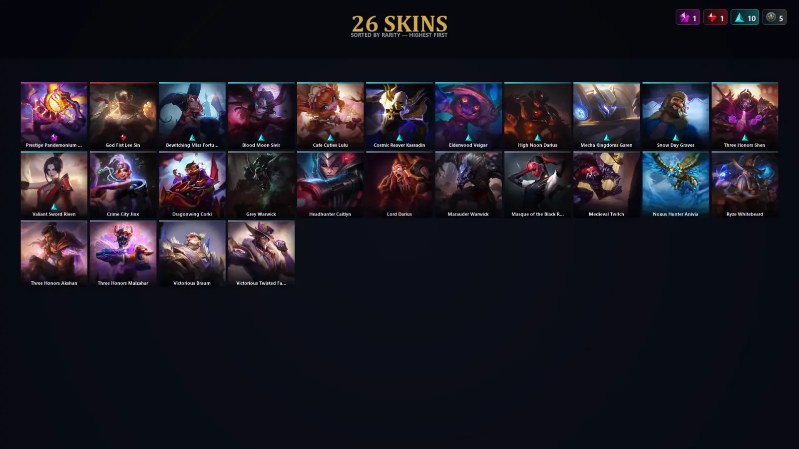 [LoL] | EUW | Level 30 | Master | 67 Champions | 26 Skins | 34,011 BE — LoL account