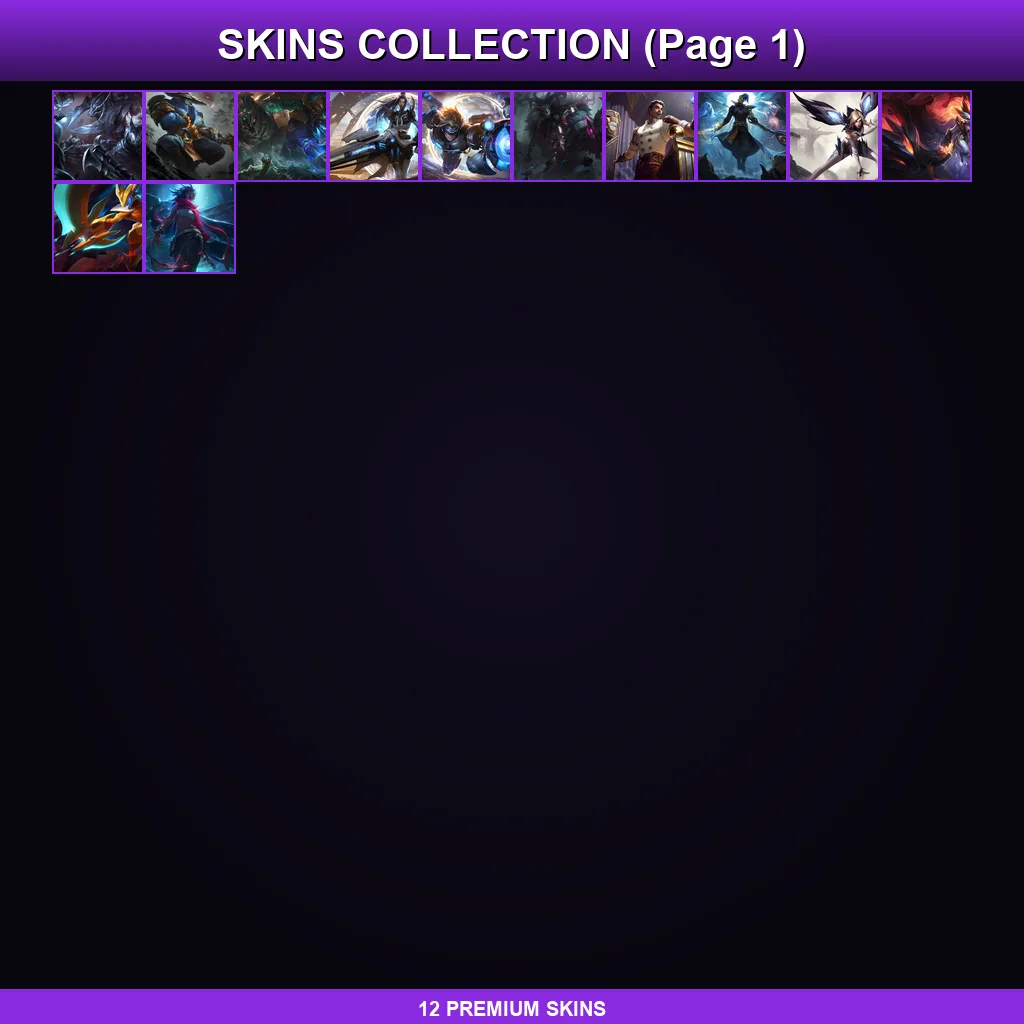 BR | Lv84 | Unranked | 12 Skin | 67 Champ