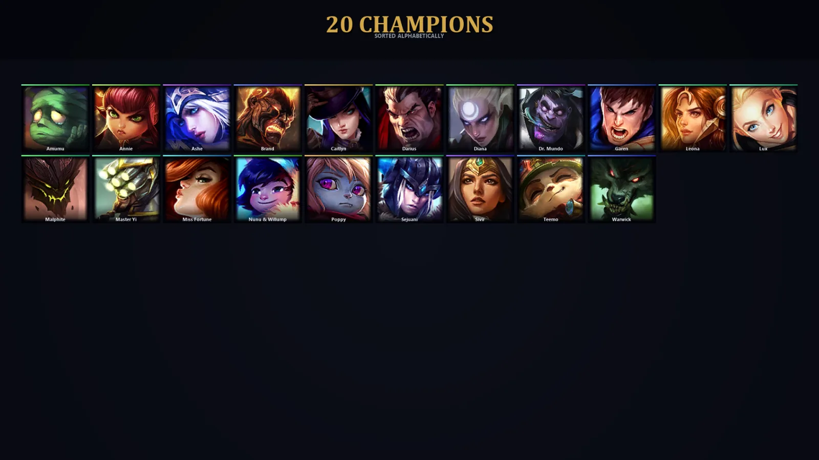[LoL] | EUW | Level 36 | Iron IV | 20 Champions | 35,900 BE