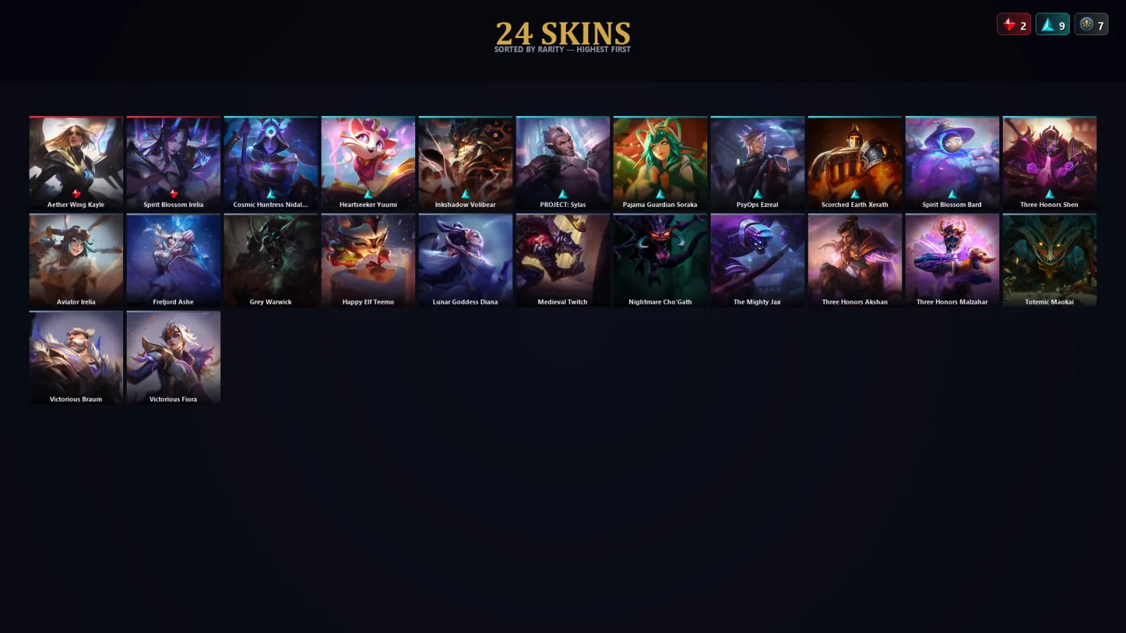 [LoL] | EUW | Level 30 | Master | 154 Champions | 24 Skins