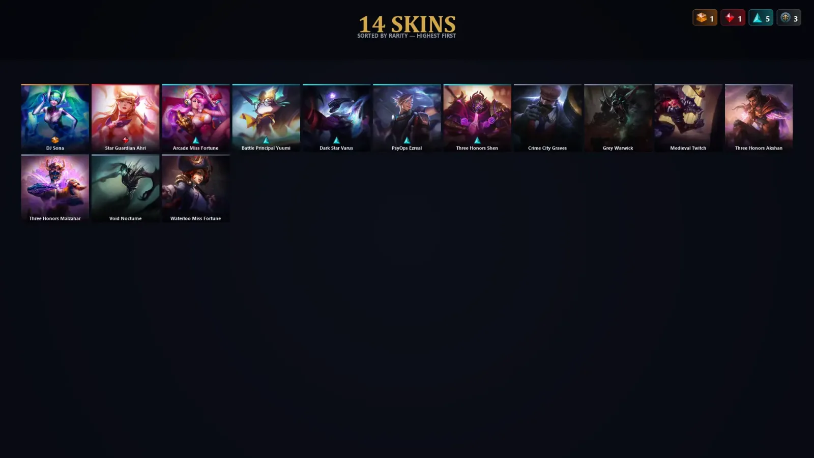 [LoL] | EUW | Level 30 | Master | 45 Champions | 14 Skins | 35,854 BE