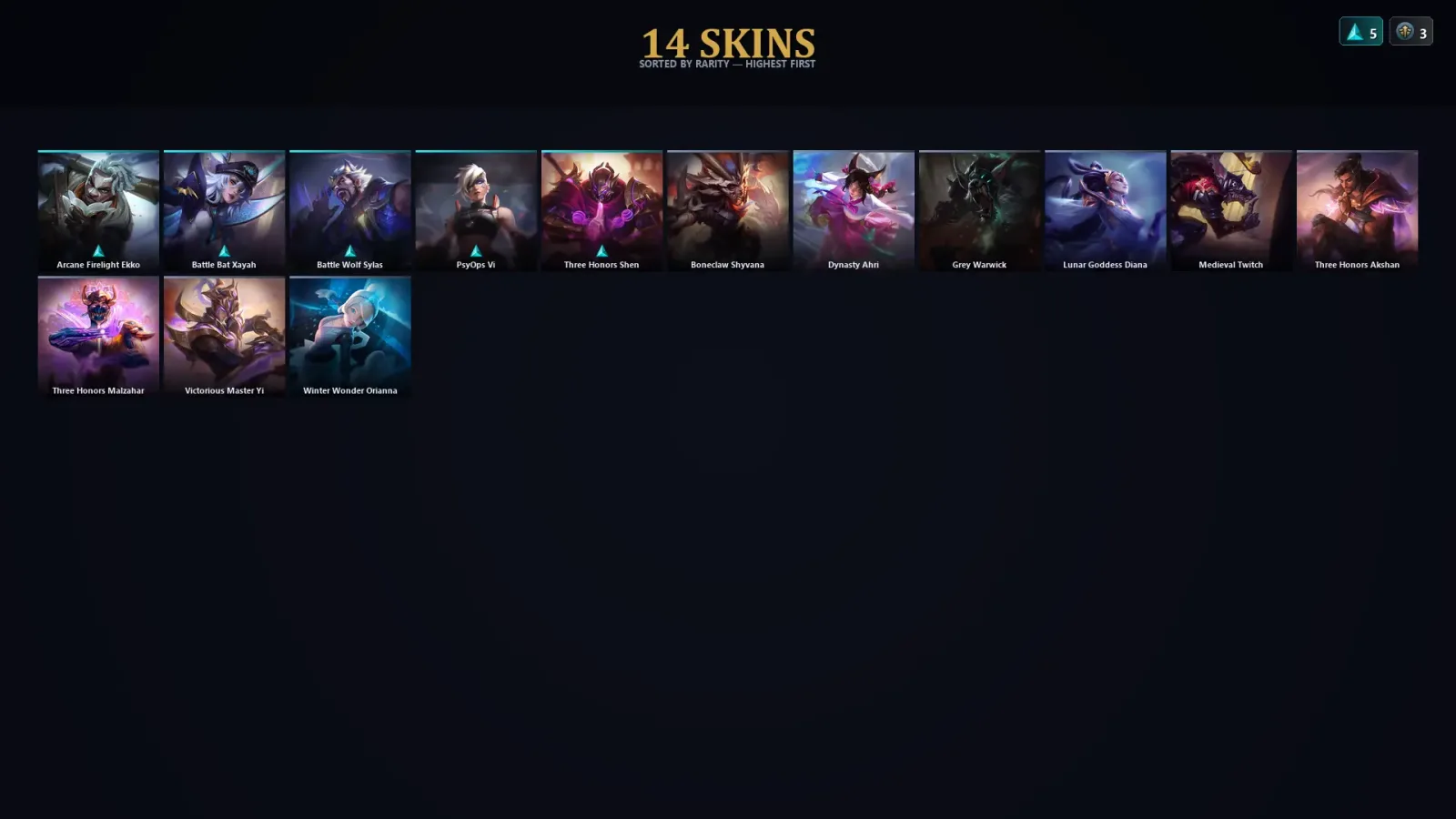 [LoL] | EUW | Level 47 | Emerald IV | 84 Champions | 14 Skins — LoL account