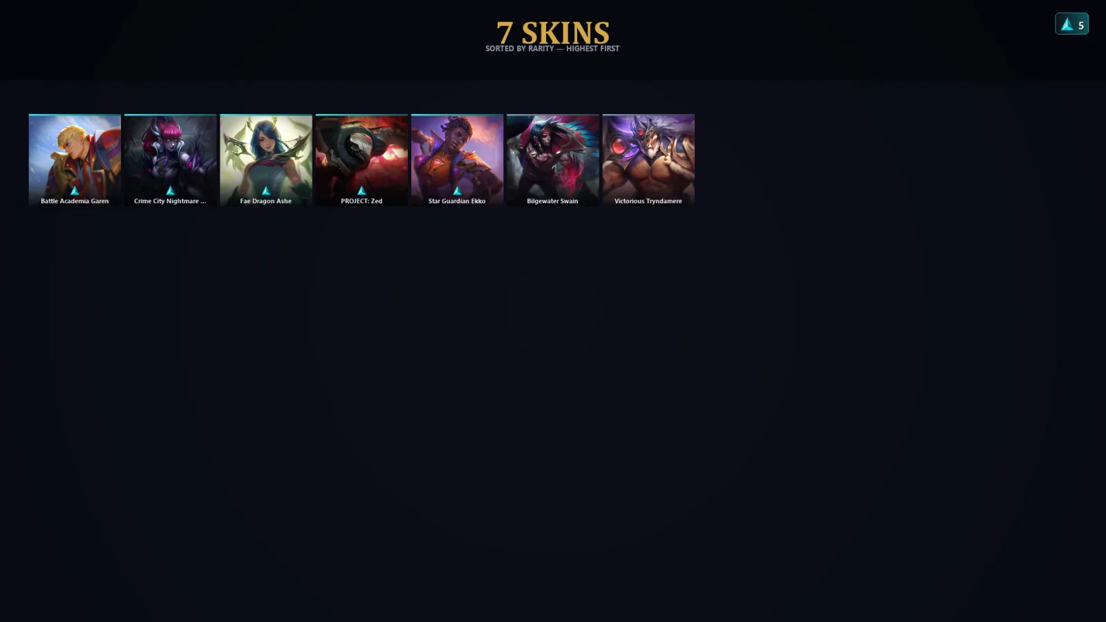 [LoL] | EUW | Level 36 | Silver II | 61 Champions | 7 Skins