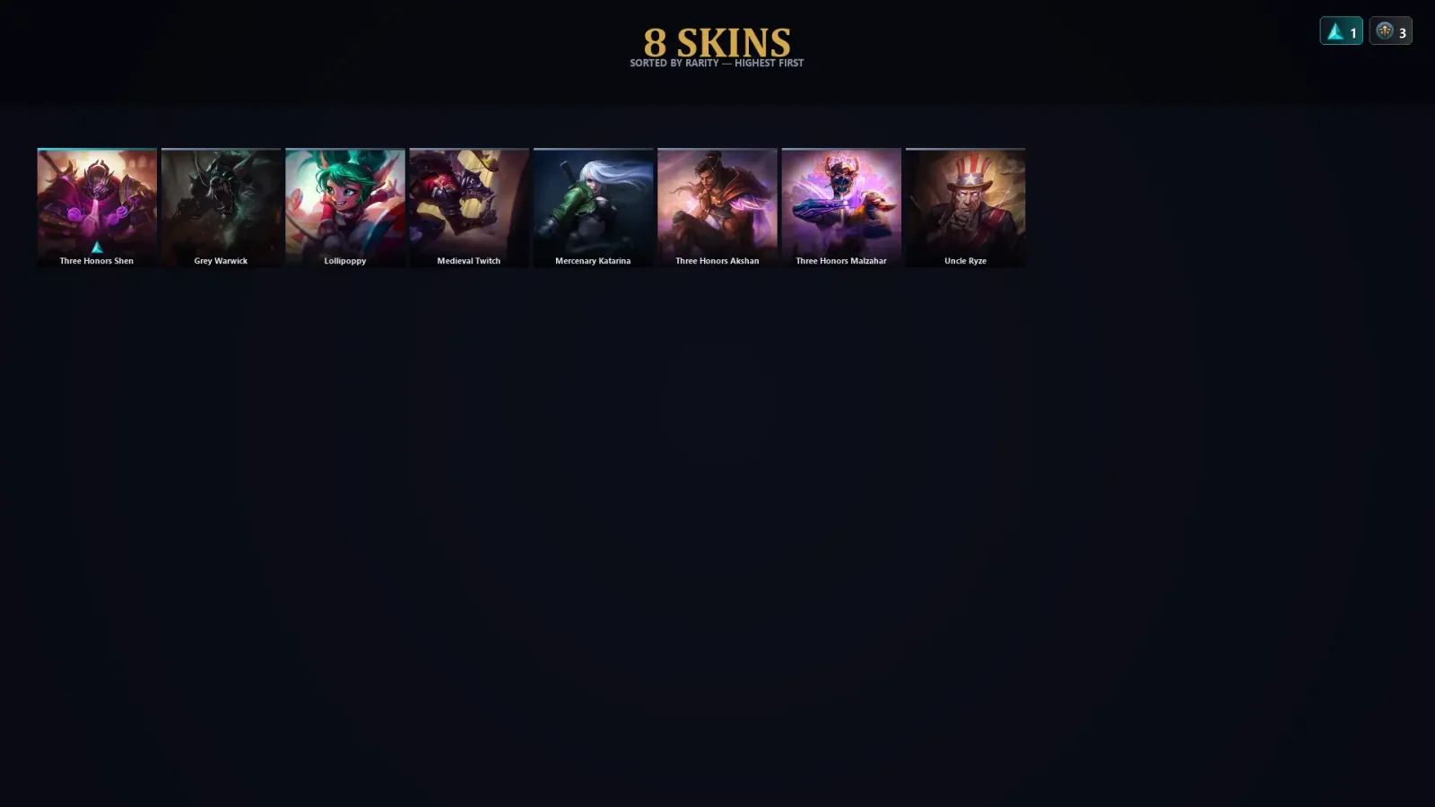 [LoL] | EUW | Level 41 | Platinum III | 45 Champions | 8 Skins | 11,130 BE