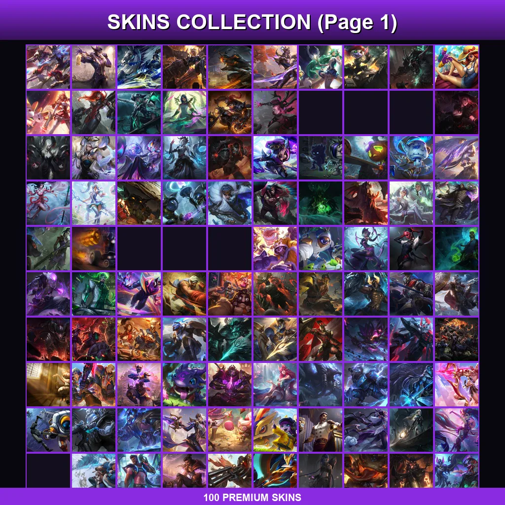 BR | Lv600 | Gold II | 113 Skin | 98 Champ