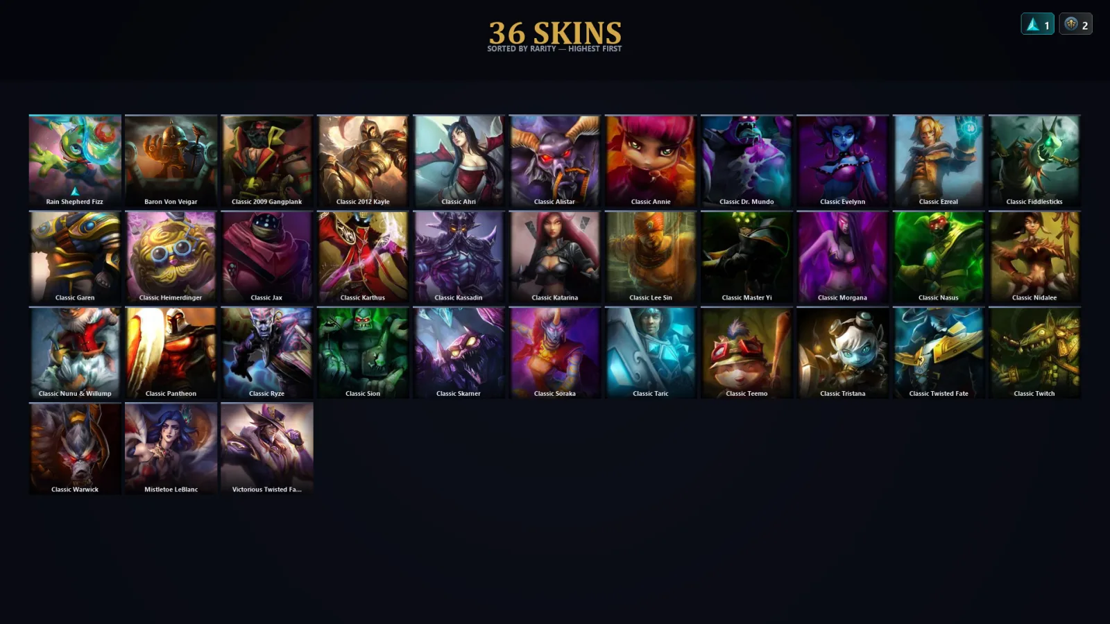 [LoL] | TR | Level 37 | Platinum IV | 70 Champions | 36 Skins