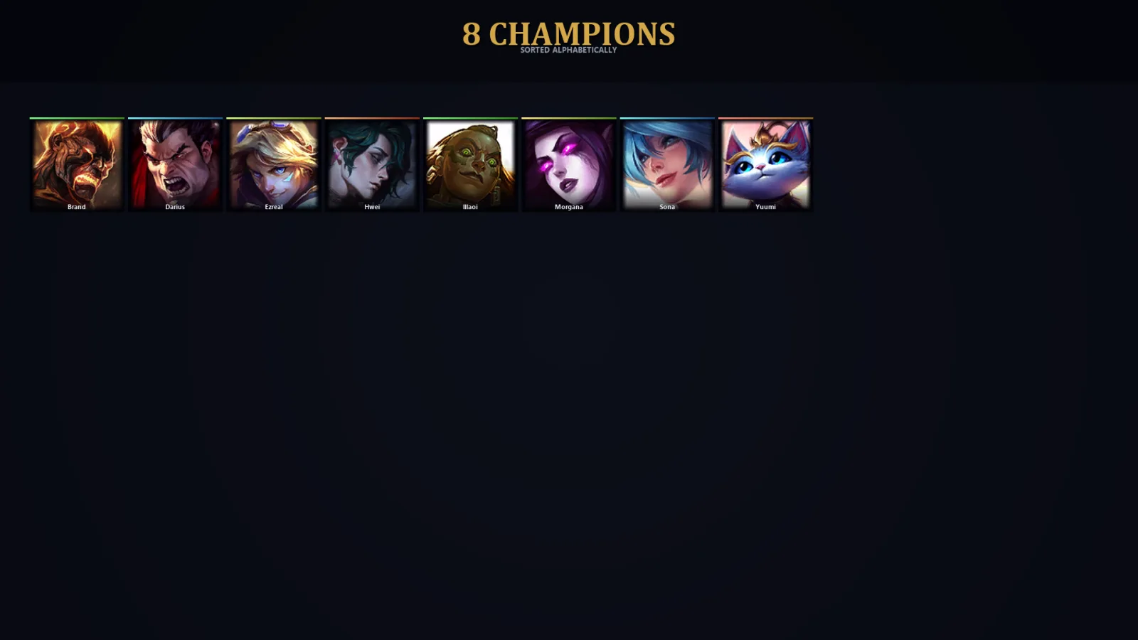 [LoL] | EUW | Level 30 | 8 Champions | 21,590 BE
