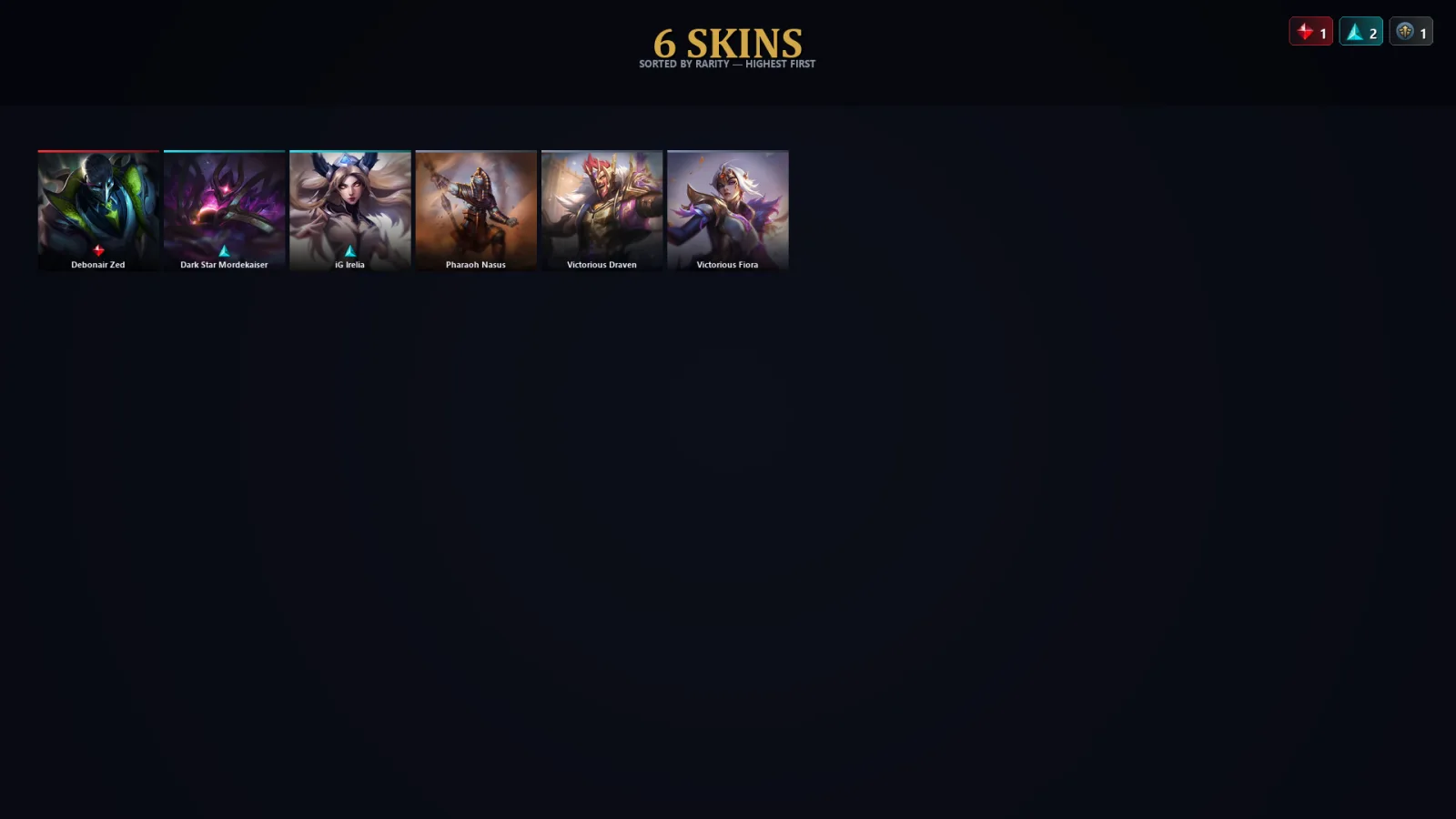 [LoL] | TR | Level 53 | Gold III | 43 Champions | 6 Skins | 55,151 BE