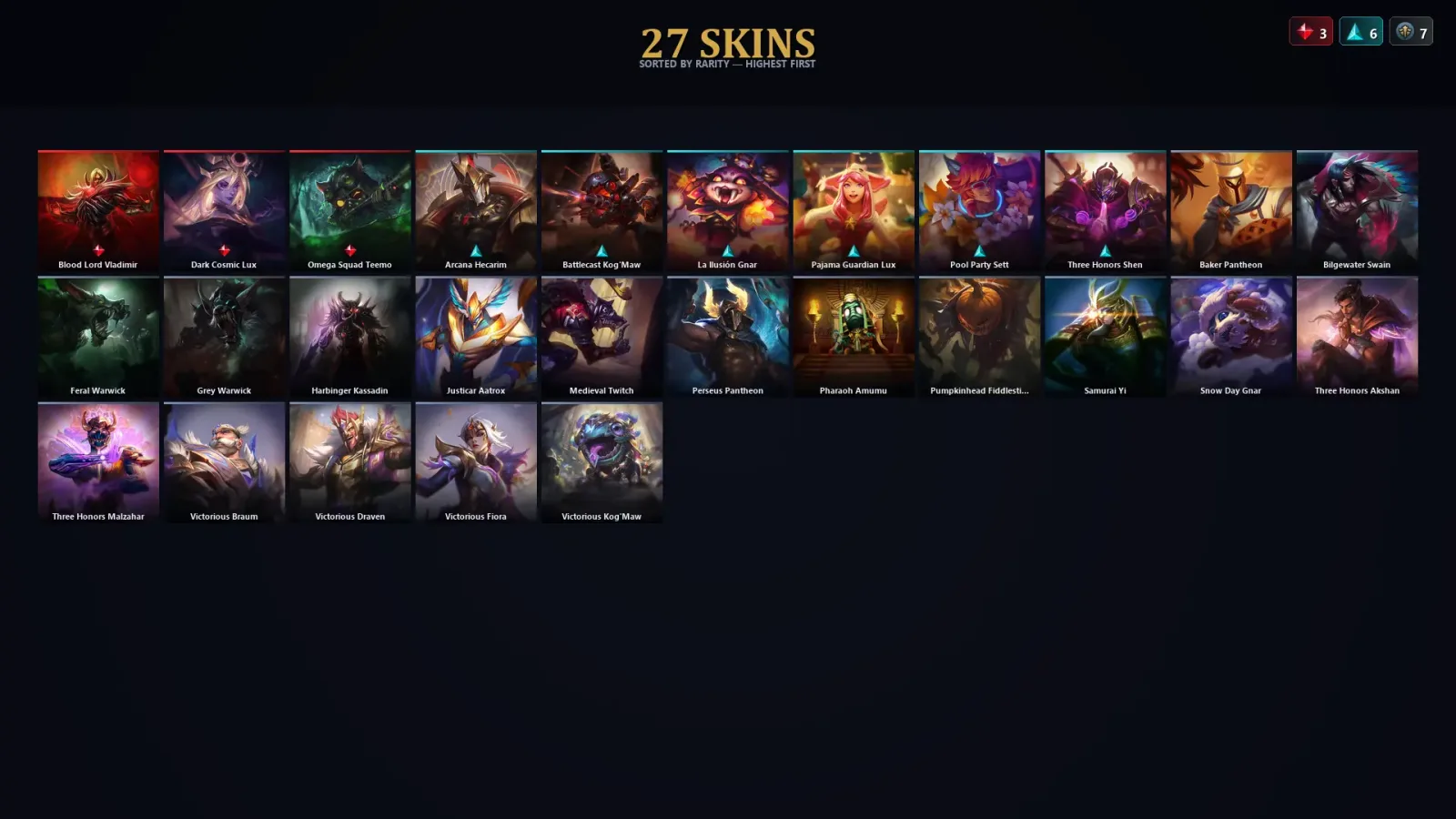 [LoL] | EUW | Level 80 | Emerald I | 122 Champions | 27 Skins | 15,002 BE