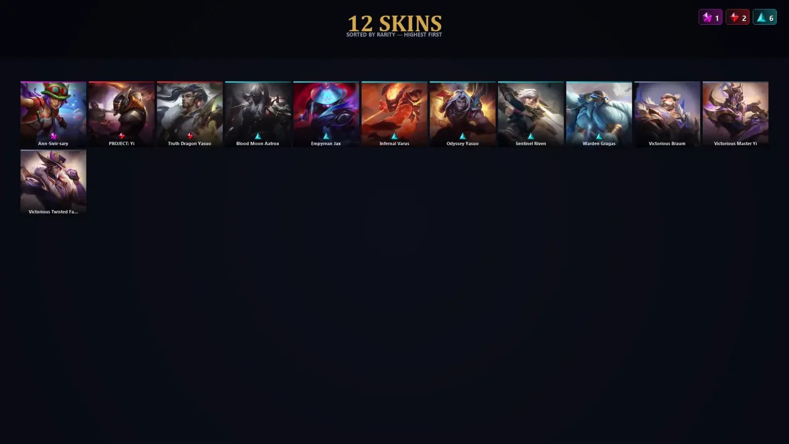 [LoL] | TR | Level 53 | Emerald II | 58 Champions | 12 Skins