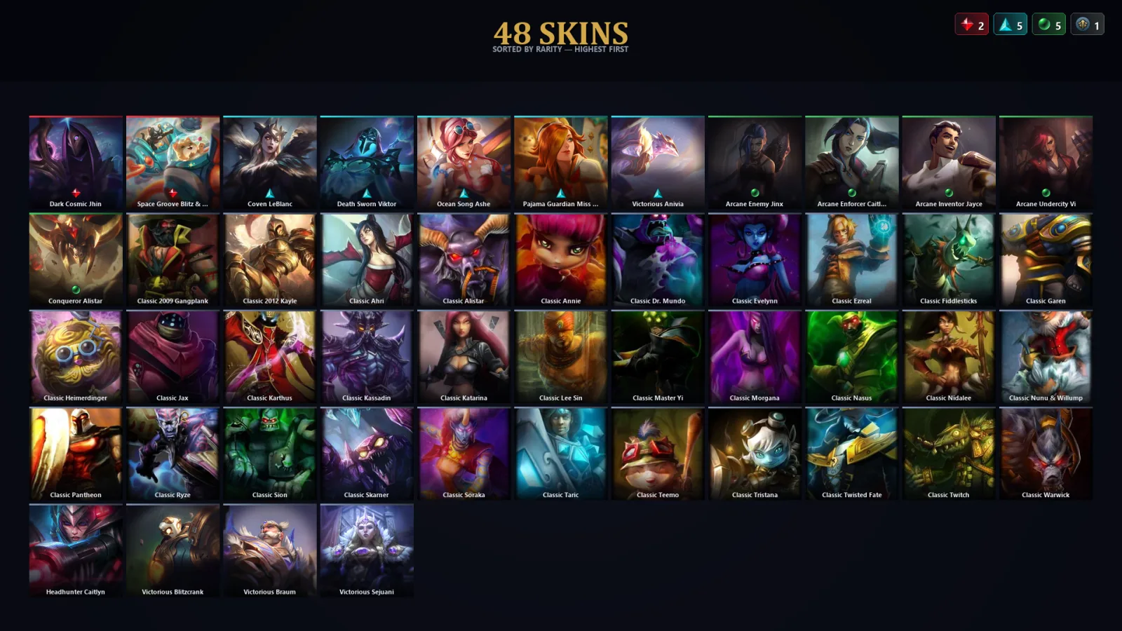 [LoL] | TR | Level 92 | Iron III | 84 Champions | 16 Skins | 51,107 BE