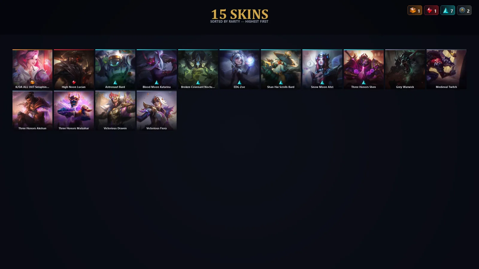 [LoL] | EUW | Level 95 | Emerald IV | 84 Champions | 15 Skins | 40,769 BE