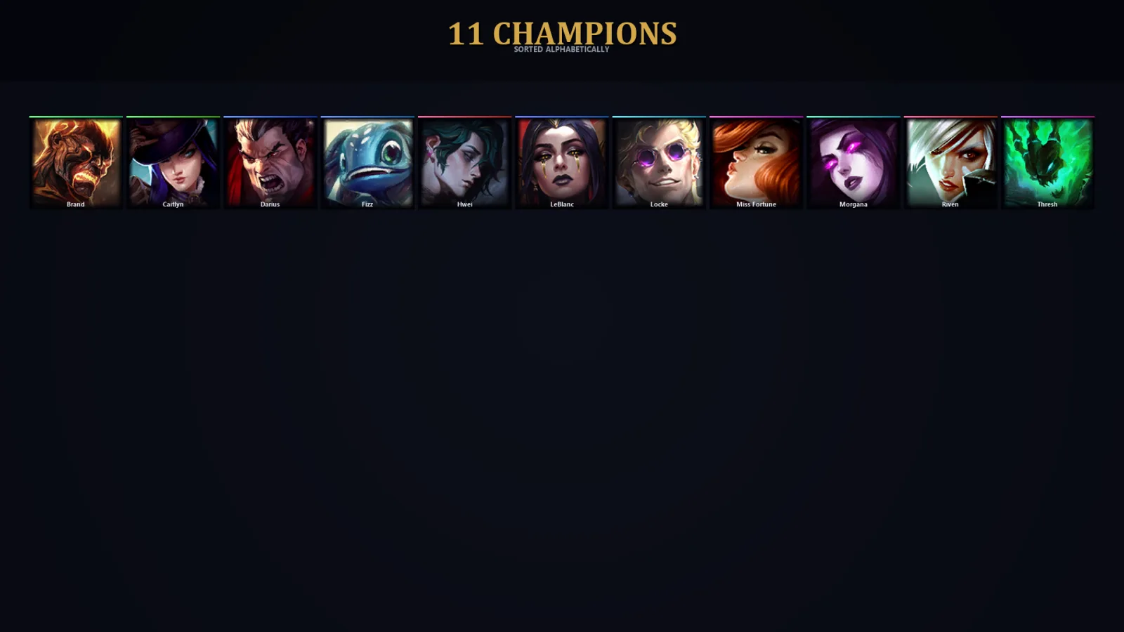 [LoL] | TR | Level 30 | 11 Champions | 41,210 BE