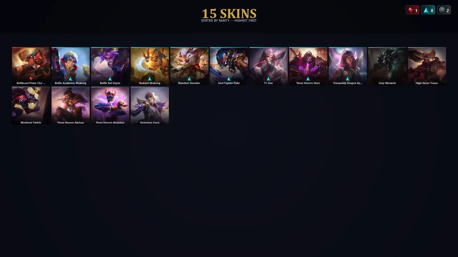 [LoL] | EUW | Level 45 | 52 Champions | 15 Skins | 20,235 BE — LoL account