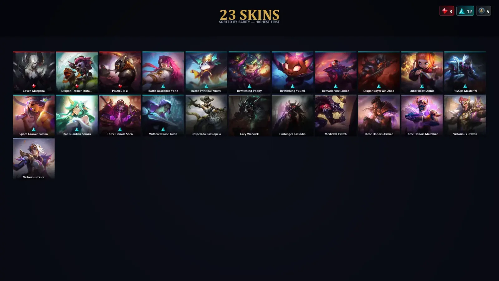 [LoL] | TR | Level 67 | Platinum IV | 106 Champions | 23 Skins