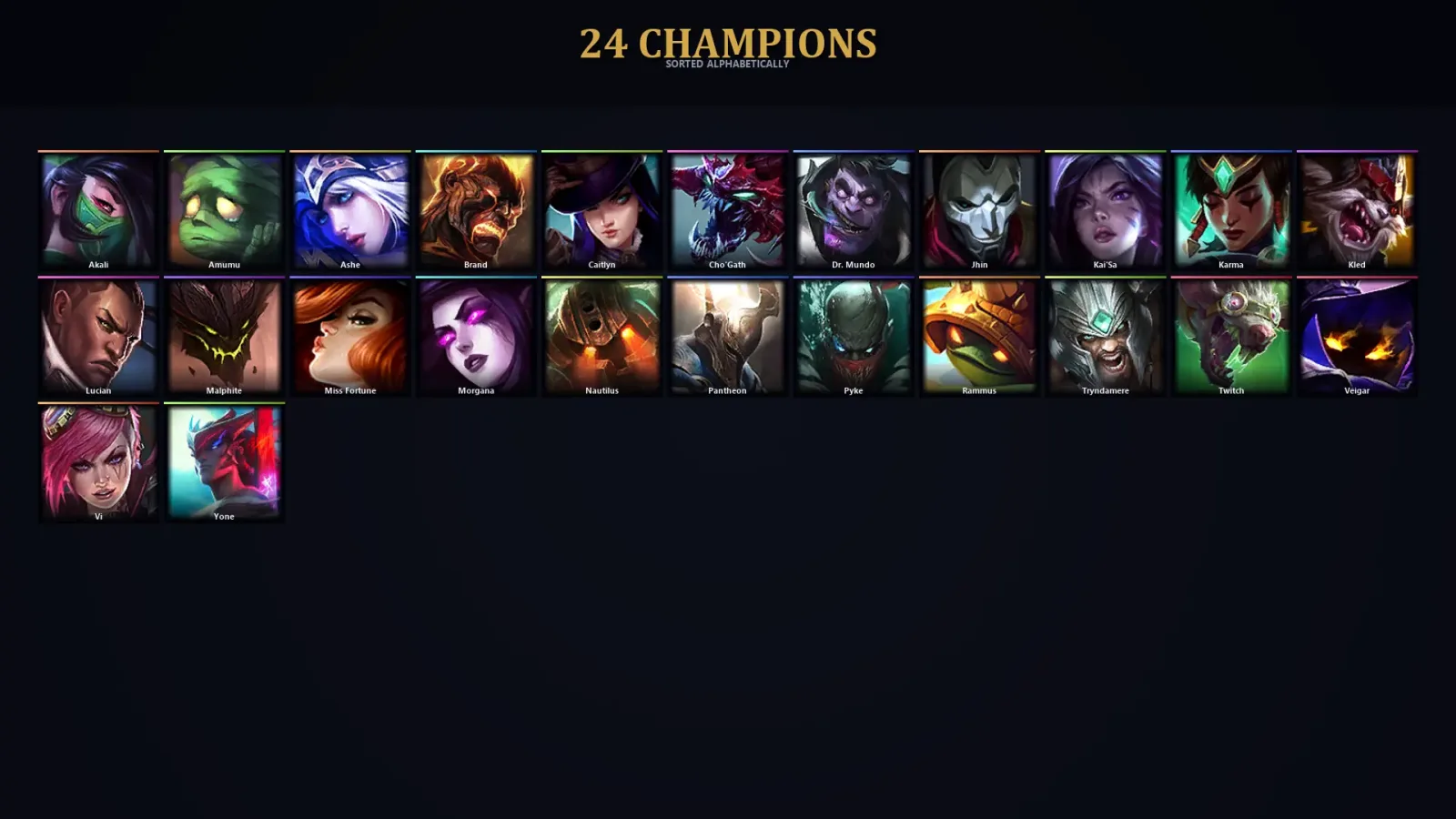 [LoL] | EUW | Level 33 | Gold IV | 24 Champions | 14,691 BE — LoL account