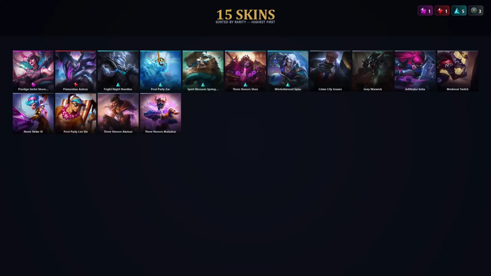 [LoL] | EUW | Level 30 | Master | 31 Champions | 15 Skins | 26,198 BE