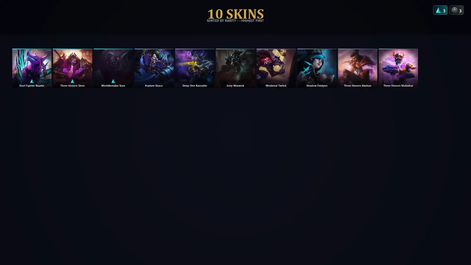 [LoL] | TR | Level 42 | Emerald II | 90 Champions | 10 Skins