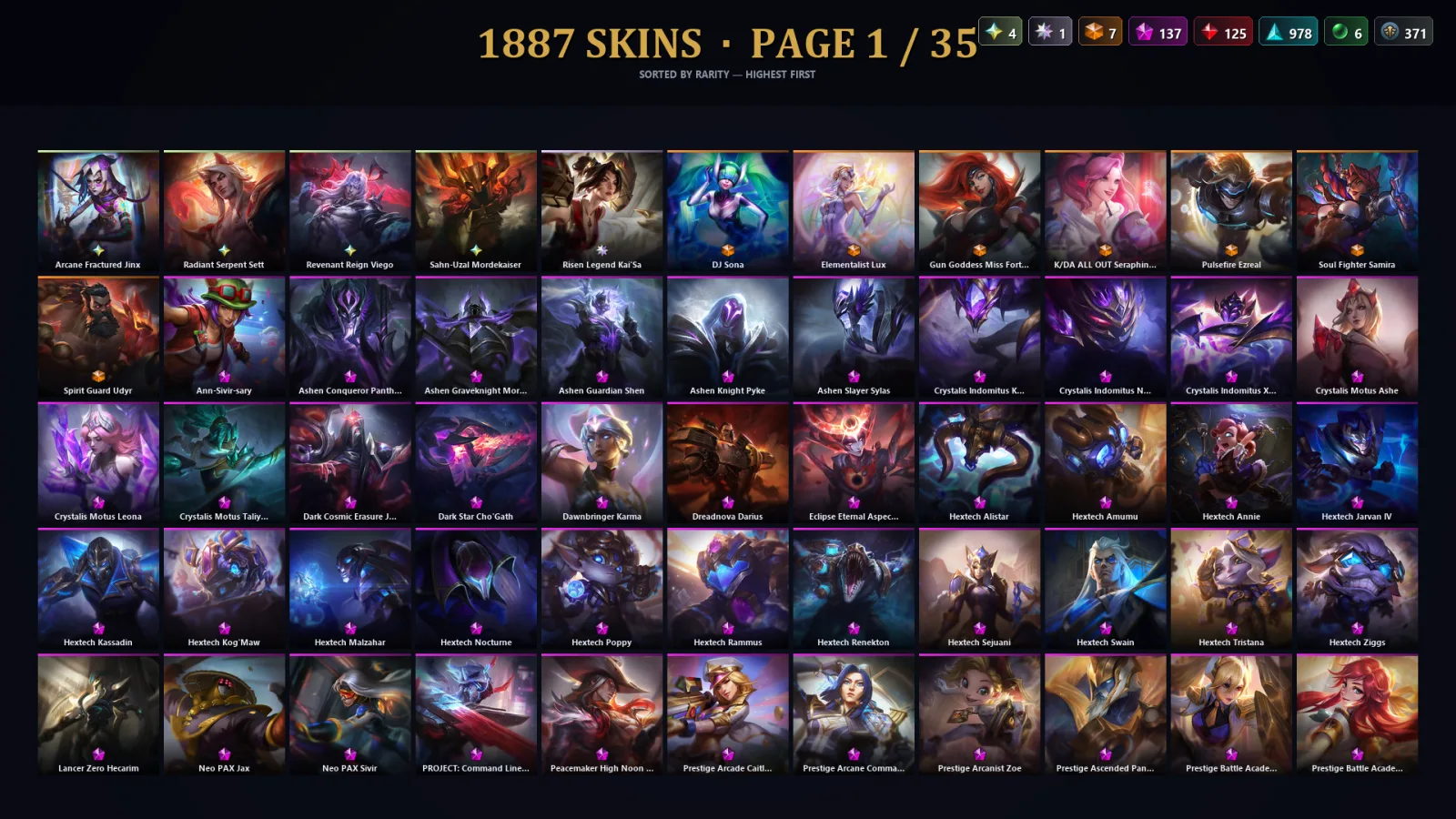 [LoL] | TR | Level 193 | Emerald IV | 173 Champions | 1887 Skins | 38,945 BE