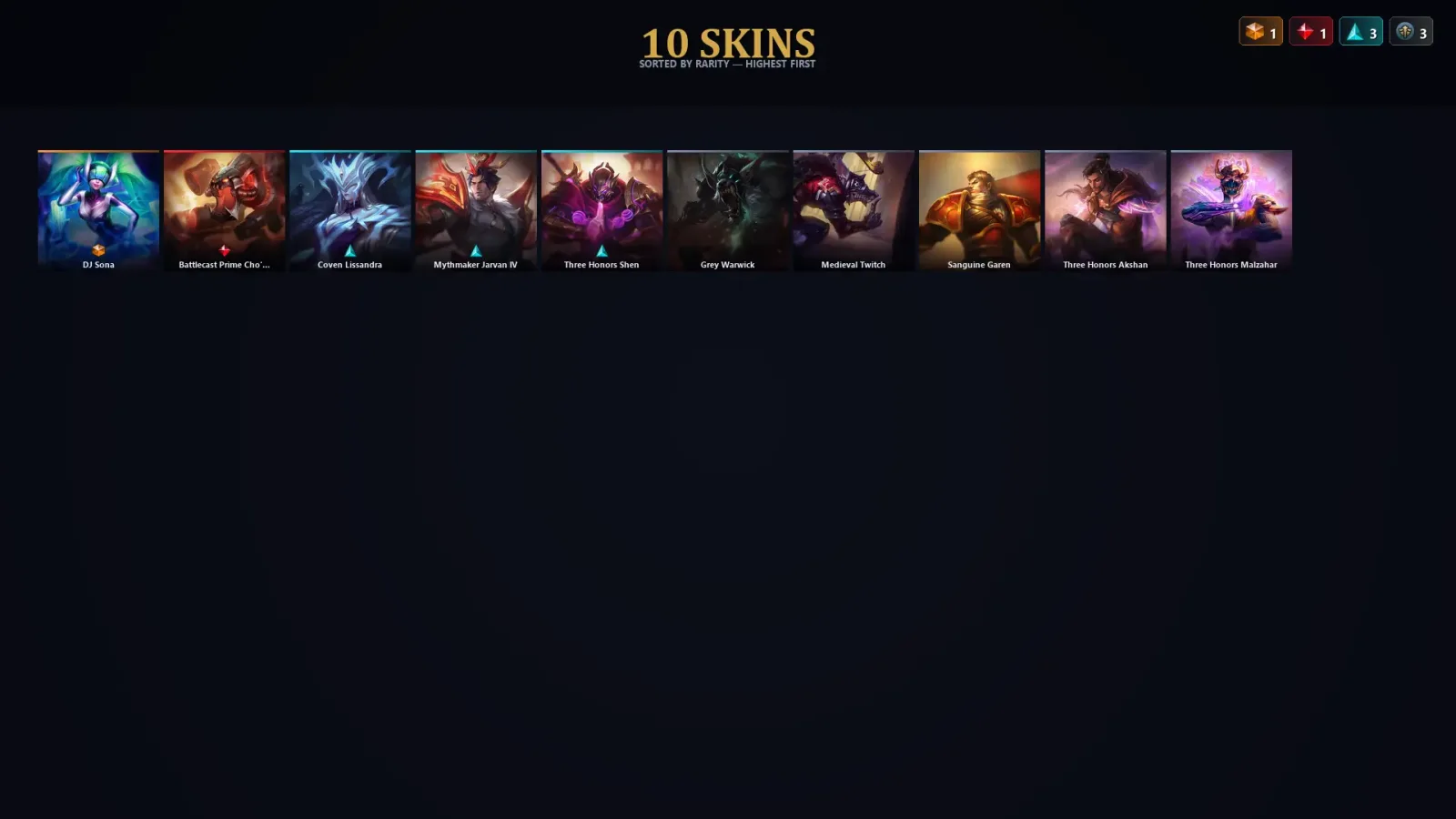 [LoL] | TR | Level 47 | Platinum II | 60 Champions | 10 Skins