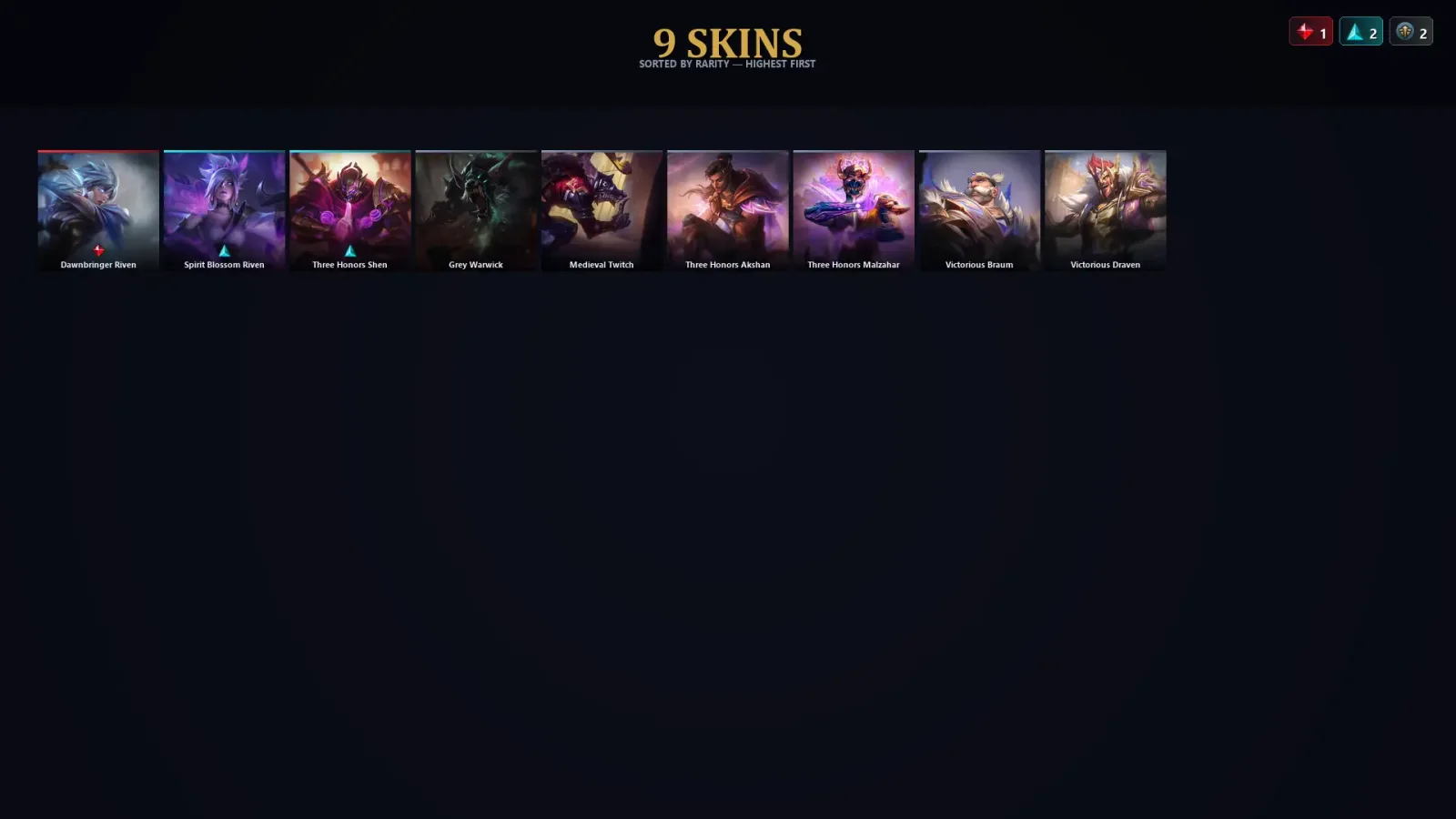 [LoL] | EUW | Level 47 | Diamond IV | 34 Champions | 9 Skins | 100,920 BE — LoL account